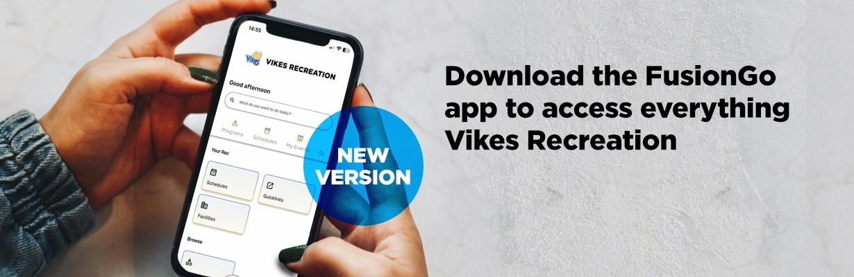 Download the new Vikes Recreation app at Vikes Recreation