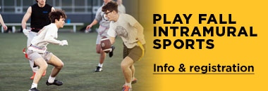 Play intramural sports at UVic